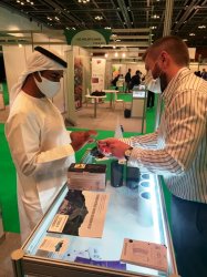 Стенд на выставке Middle East Natural & Organic Products Expo в г. Дубай (ОАЭ), декабрь 2020 г.